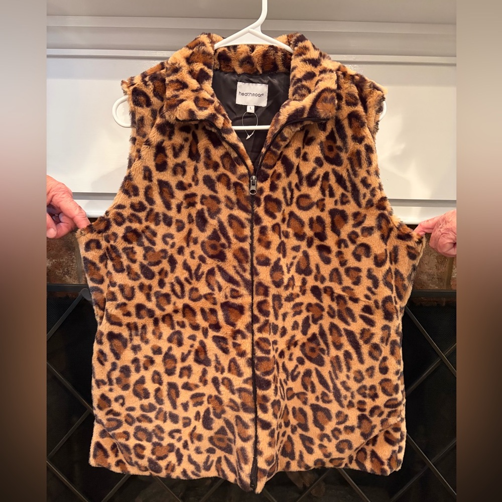Heathmoor Cheetah Print Vest